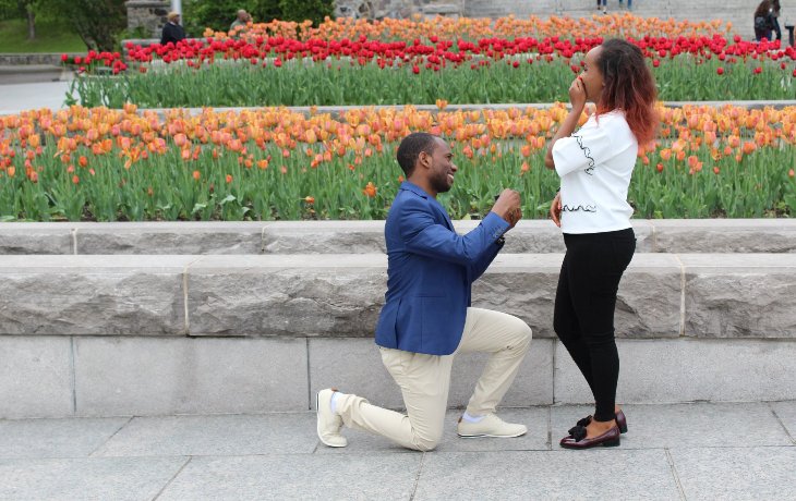 A Mountaintop Proposal: A Young Couple’s Love Story in Montreal